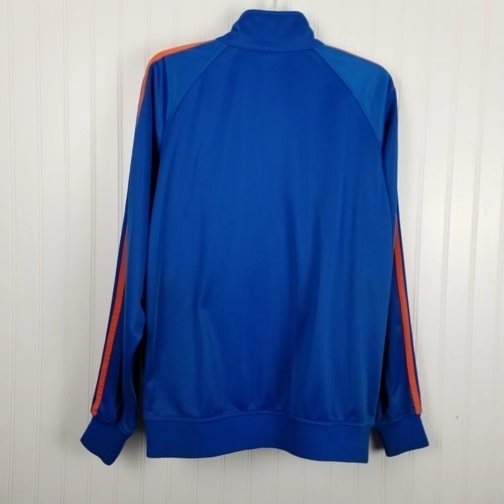 Florida Gators Track Jacket Full Zip Patch Blue Orange Stripe Russell Athletics